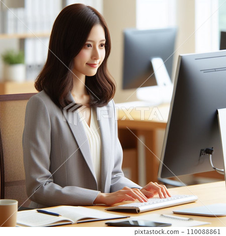 A shining businesswoman who embodies the joy of work A shining businesswoman who embodies the joy of work 110088861