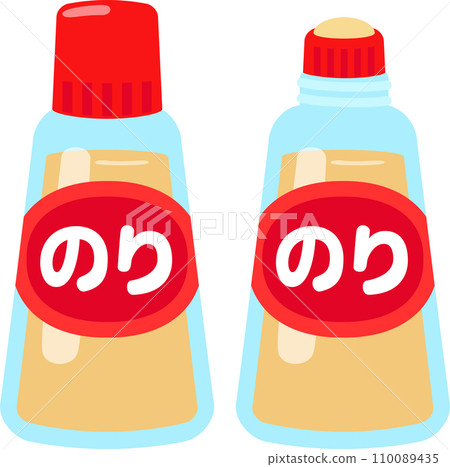 Liquid glue with lid open 110089435