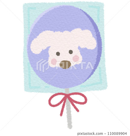 Cute pastel puppy dog lollipop Cute pastel puppy dog lollipop 110089904