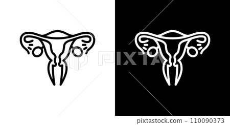 子宮醫學圖標 110090373