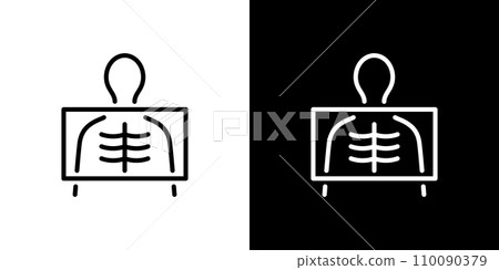X 光醫療圖標 X 光醫療圖標 110090379