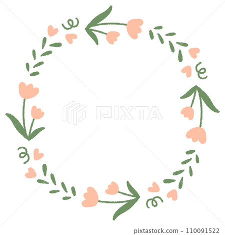 frame, watercolor, floral 110091522