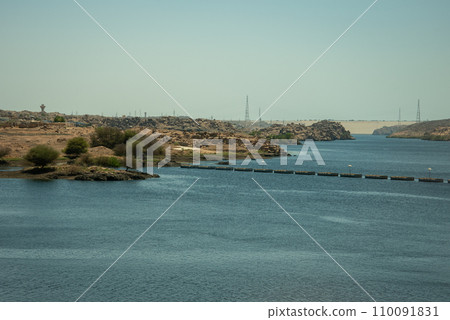 埃及南部阿斯旺水壩美景 110091831