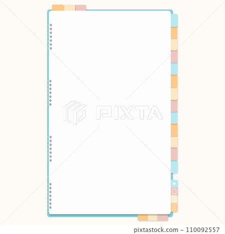 Planner mockup, with place for your corporate identity details. Blank mock up.  110092557