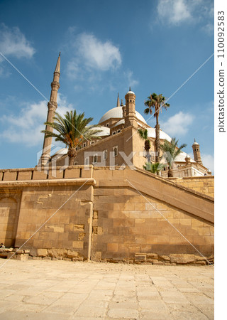 Very beautiful scenery of Mohamed Ali Mosque in Cairo, Egypt 110092583