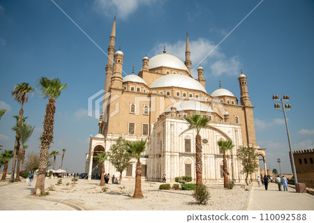 Very beautiful scenery of Mohamed Ali Mosque in Cairo, Egypt 110092588