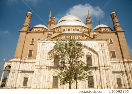 Very beautiful scenery of Mohamed Ali Mosque in Cairo, Egypt 110092595