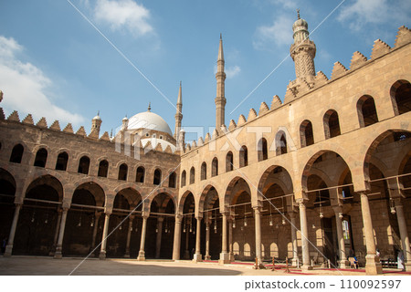 Very beautiful scenery of Mohamed Ali Mosque in Cairo, Egypt 110092597