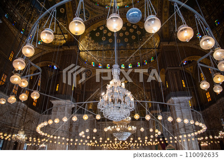 埃及開羅穆罕默德阿里清真寺的風景非常美麗 110092635