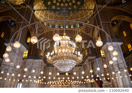 埃及開羅穆罕默德阿里清真寺的風景非常美麗 110092640