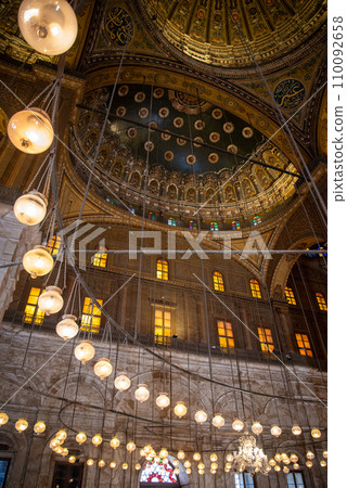 Very beautiful scenery of Mohamed Ali Mosque in Cairo, Egypt 110092658