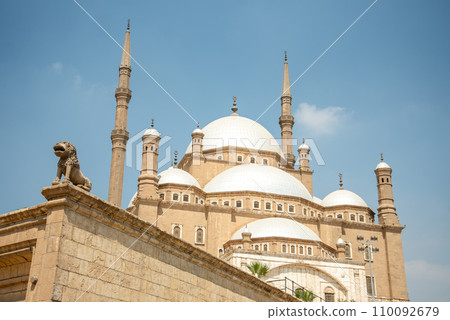 埃及開羅穆罕默德阿里清真寺的風景非常美麗 110092679