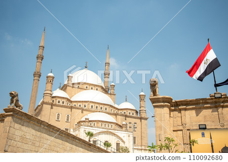 埃及開羅穆罕默德阿里清真寺的風景非常美麗 110092680