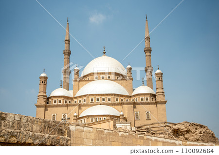 埃及開羅穆罕默德阿里清真寺的風景非常美麗 110092684