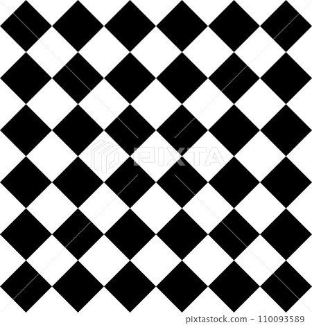 Check pattern - black and white square tiles - seamless repeatable pattern texture background Check pattern - black and white square tiles - seamless repeatable pattern texture background 110093589