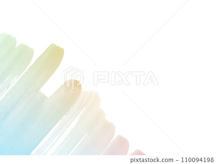 Blue and red gradation watercolor texture background illustration material 110094198