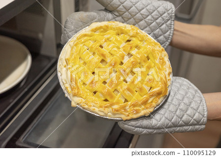 烤自製蘋果派 110095129