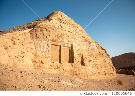 Very beautiful scenery of Abu Simbel temple 110095646
