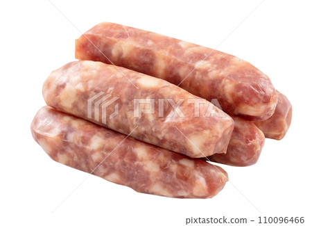 香腸 蒜味香腸 蒜 生的 去背 裁剪路徑 raw sausage ナマソーセージ 110096466