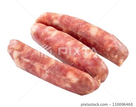 香腸 蒜味香腸 蒜 生的 去背 裁剪路徑 raw sausage ナマソーセージ 110096468
