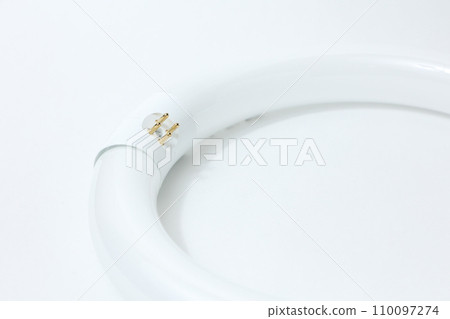 Fluorescent tube, fluorescent lamp, circular fluorescent lamp, electricity, glass tube, glass, circle, light, light, energy 110097274