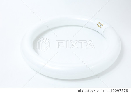 Fluorescent tube, fluorescent lamp, circular fluorescent lamp, electricity, glass tube, glass, circle, light, light, energy 110097278