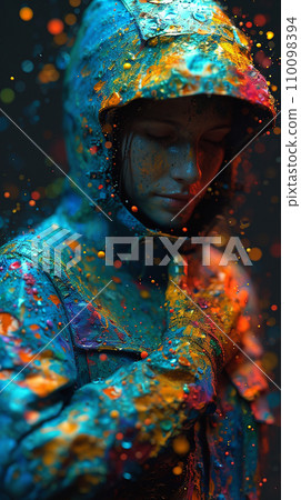 colorful paint body paint colorful paint body paint 110098394