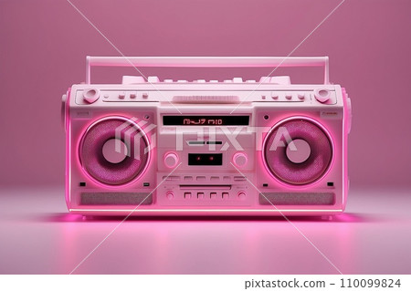 復古收音機和卡式錄音帶 Boombox 復古收音機和卡式錄音帶 Boombox 110099824