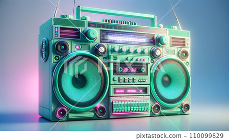 復古收音機和卡式錄音帶 Boombox 復古收音機和卡式錄音帶 Boombox 110099829