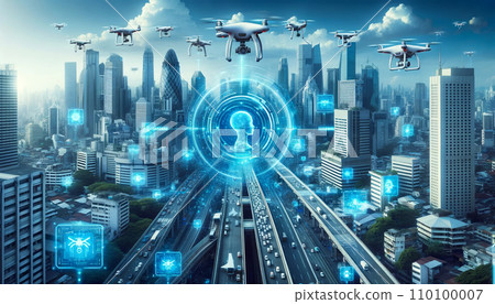Futuristic city part 2 AI image Futuristic city part 2 AI image 110100007