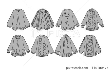 灰色毛衣插圖集 灰色毛衣插圖集 110100573