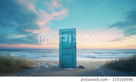 Open door with access to the beach Open door with access to the beach 110100996
