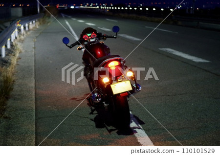 Strolling around on a large bike Strolling around on a large bike 110101529