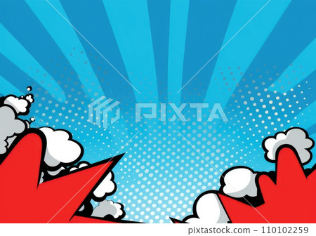 High quality comic book style background, halftone print texture. Pop art. High quality comic book style background, halftone print texture. Pop art. 110102259