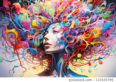 Seamless integration of mind and cognition, portraying intricate neural connections in a visually appealing and harmonious manner Seamless integration of mind and cognition, portraying intricate neural connections in a visually appealing and harmonious manner 110103799