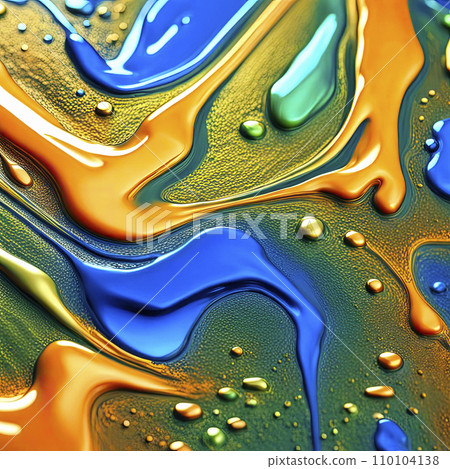 Smoothly melting oil art paints, orange, blue, green, gold sparcles, smooth lines, pastel colors, abstract background Smoothly melting oil art paints, orange, blue, green, gold sparcles, smooth lines, pastel colors, abstract background 110104138