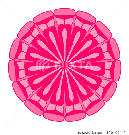Abstract ornament. Coloful vector illustration. Mandala design. 110104441
