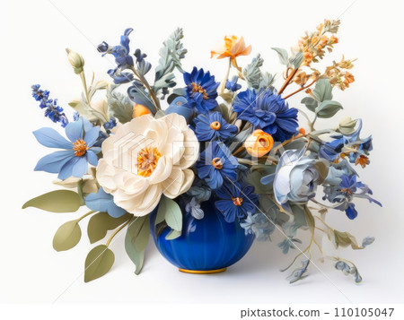 Beautiful bouquet of flowers. Still life. 110105047