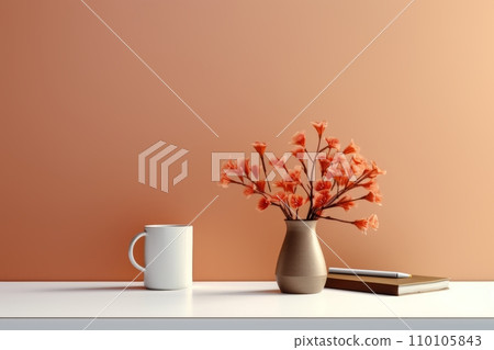 Minimalist office desk 110105843
