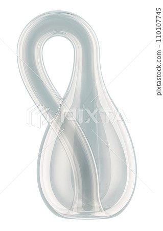 Klein bottle, 3D rendering 110107745
