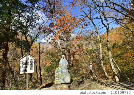Highlights of Takizawa Fudo Falls in Kasukawa on the south side of Mt. Akagi 110109783