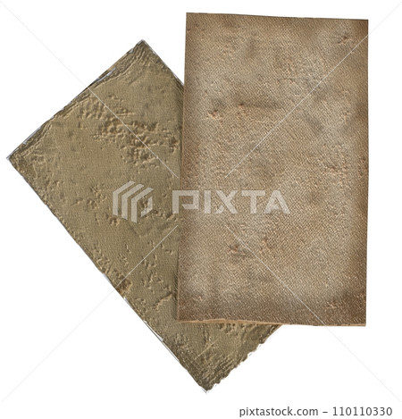 Old Papers isolated on white background 110110330