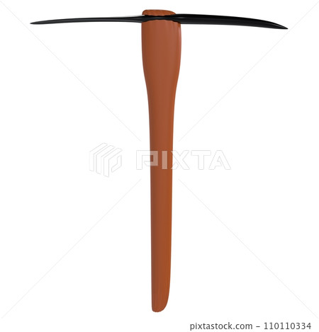 Pick Axe isolated on white background Pick Axe isolated on white background 110110334