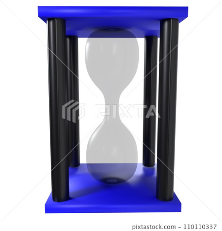 Sand Clock isolated on white background Sand Clock isolated on white background 110110337