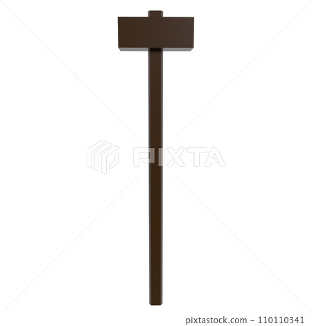 Sledgehammer isolated on white background Sledgehammer isolated on white background 110110341