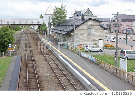 Biei Station JR Biei Station Biei F37 Furano Line JR Furano Line 110110826