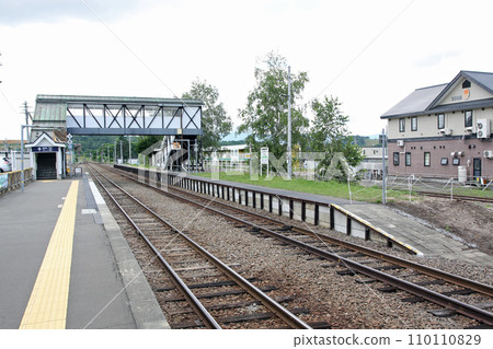 Biei Station JR Biei Station Biei F37 Furano Line JR Furano Line 110110829