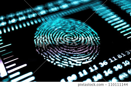 Advanced Biometric Security: Digital Fingerprint Scanning Interface Advanced Biometric Security: Digital Fingerprint Scanning Interface 110111144