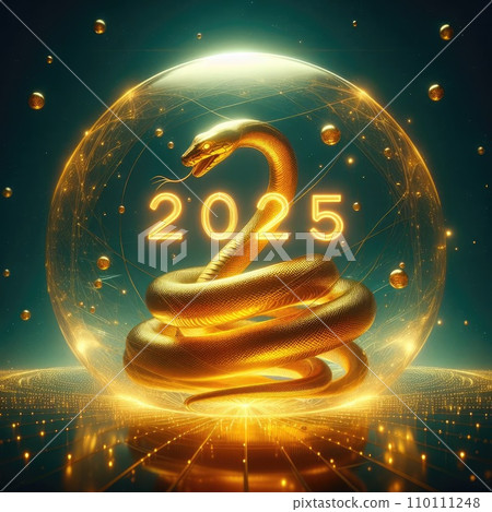 2025 Snake year theme  110111248