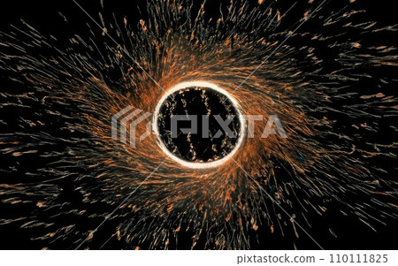 Fire sparks swirl motion effect background Fire sparks swirl motion effect background 110111825
